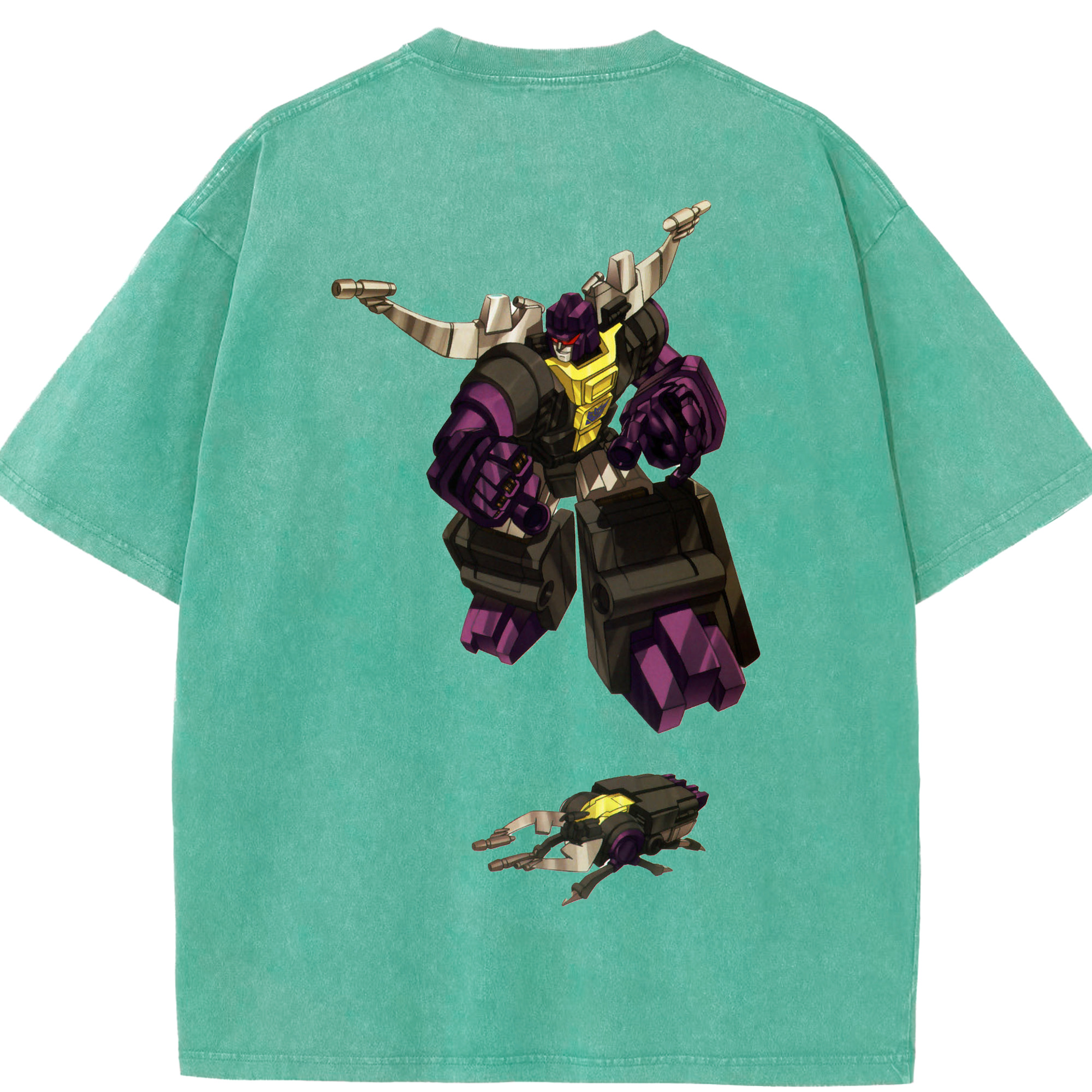 （画像用）  綿100% ヴィンテージ風 半袖Tシャツ（背面プリント）